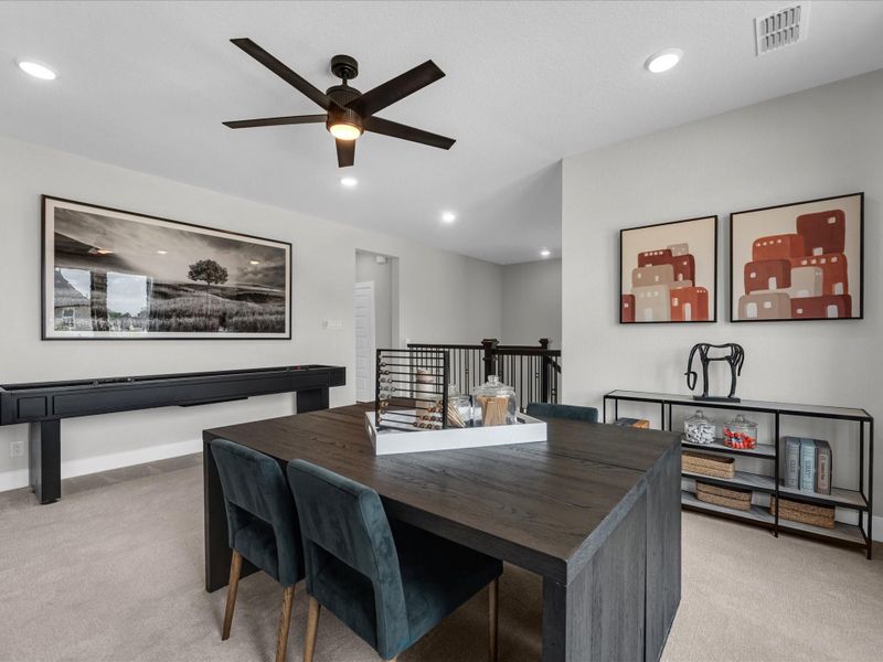 Furnished interior view inside a new home in Tompkins Reserve, Katy (Image 28).