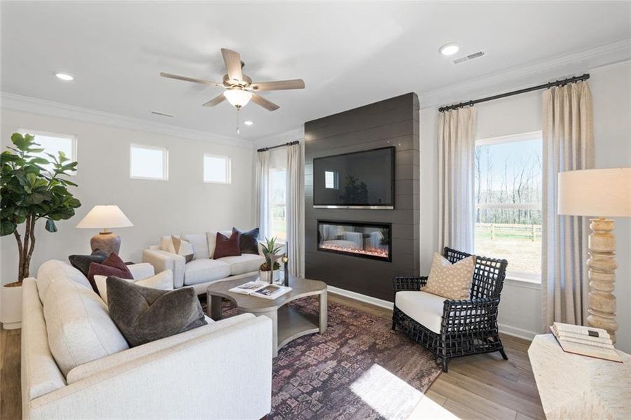 Furnished interior view inside a new home in Hillcrest Park, Ringgold (Image 23). Furnished interior view inside a new home in Hillcrest Park, Ringgold (Image 23).