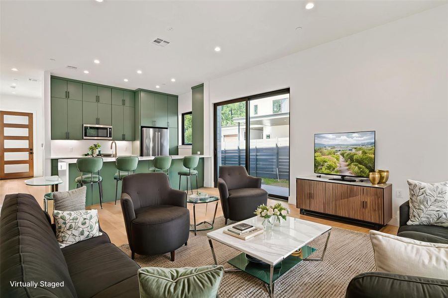 Furnished interior view inside a new home in , Austin (Image 12).