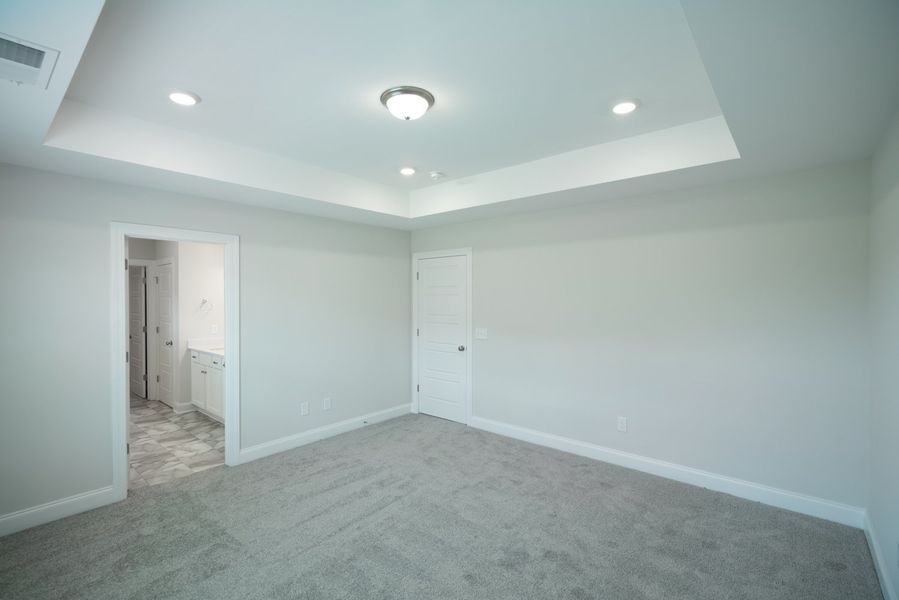 Representative unfurnished interior of a home built from the The McKee by Cothran Homes in Holly Ridge, Greenville (Image 37). Representative unfurnished interior of a home built from the The McKee by Cothran Homes in Holly Ridge, Greenville (Image 37).