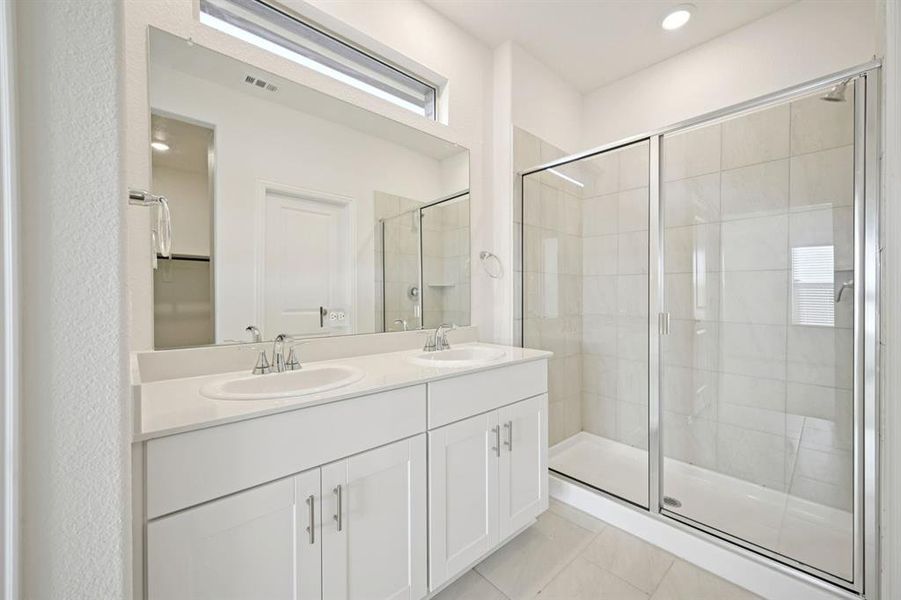 Furnished interior view inside a new home in Eastridge - Spring Series, McKinney (Image 13).