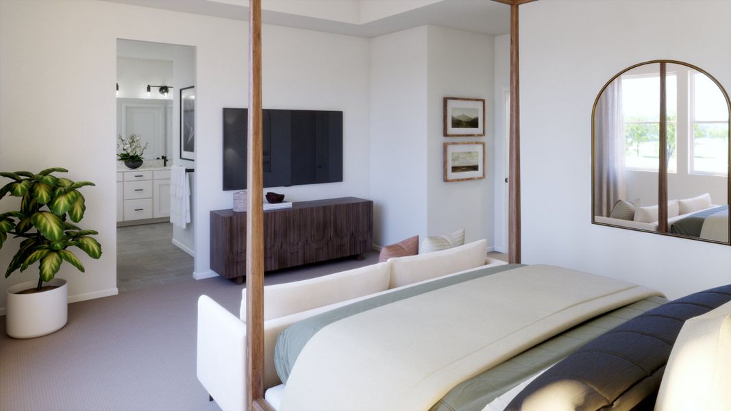 Representative furnished interior of a home built from the Plan 5007 by New Home Co. in The Estates Collection at Talon Pointe, Thornton (Image 8).