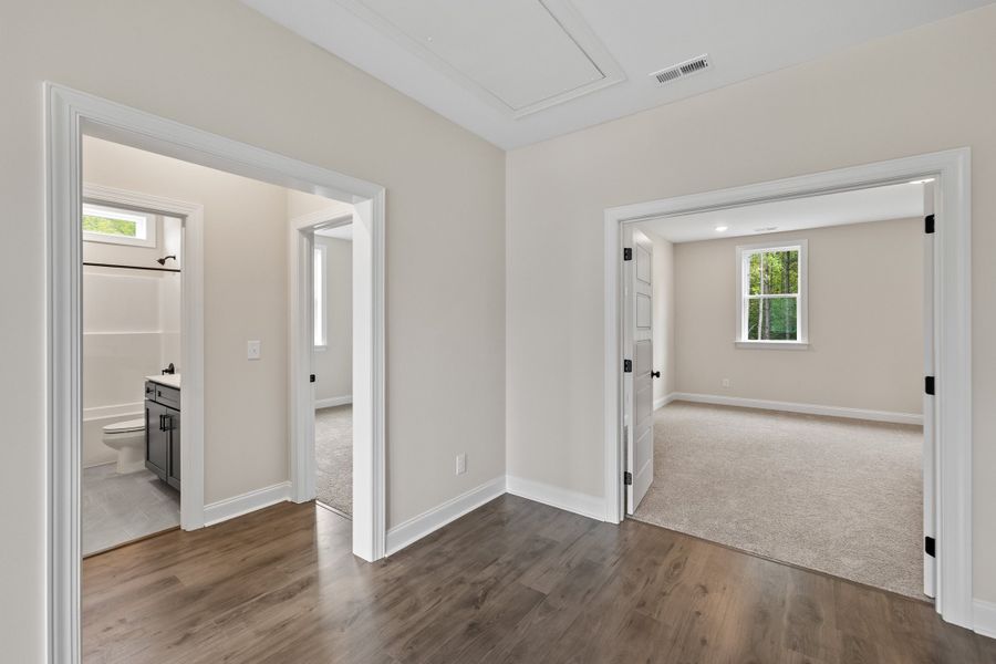 Representative unfurnished interior of a home built from the The Chandler by RobuckHomes in Baylee Ridge, Selma (Image 198).