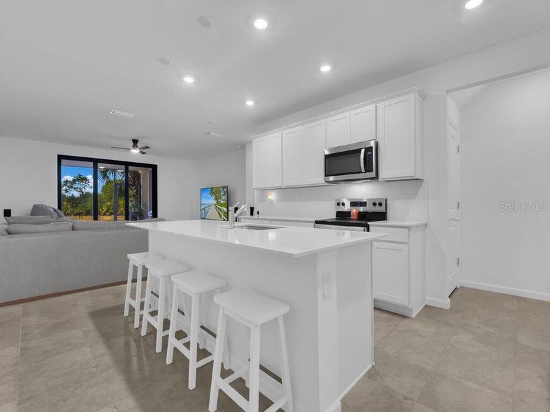 Furnished interior view inside a new home in , Cape Coral (Image 3).