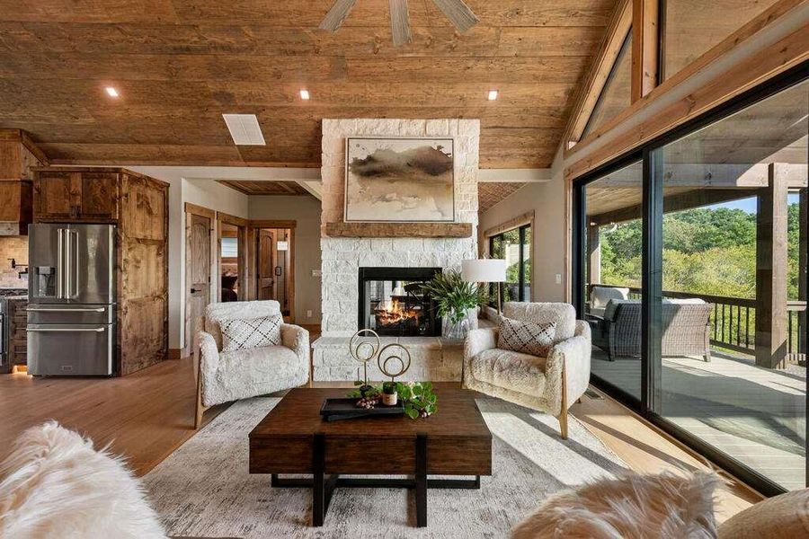 Furnished interior view inside a new home in , Blue Ridge (Image 14).