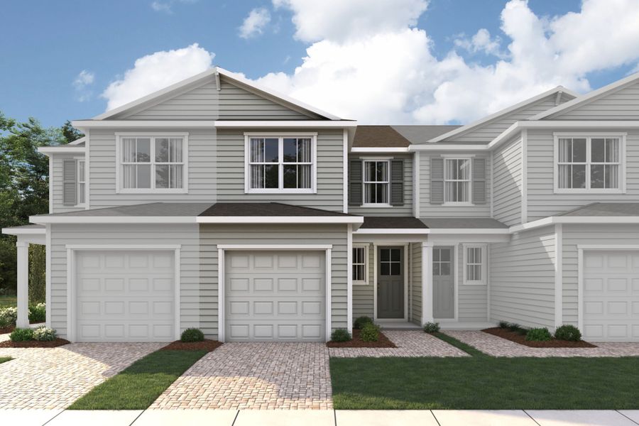 Representative exterior photo of a completed home built from the Corbin by Mattamy Homes in RiverTown, St. Johns, FL (Image 2). Representative exterior photo of a completed home built from the Corbin by Mattamy Homes in RiverTown, St. Johns, FL (Image 2).