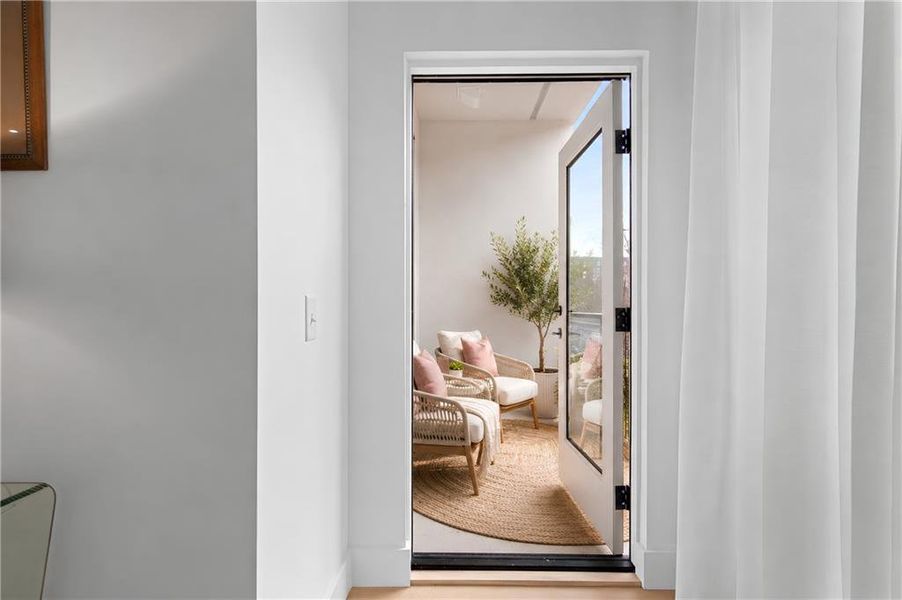 Furnished interior view inside a new home in , Atlanta (Image 18).