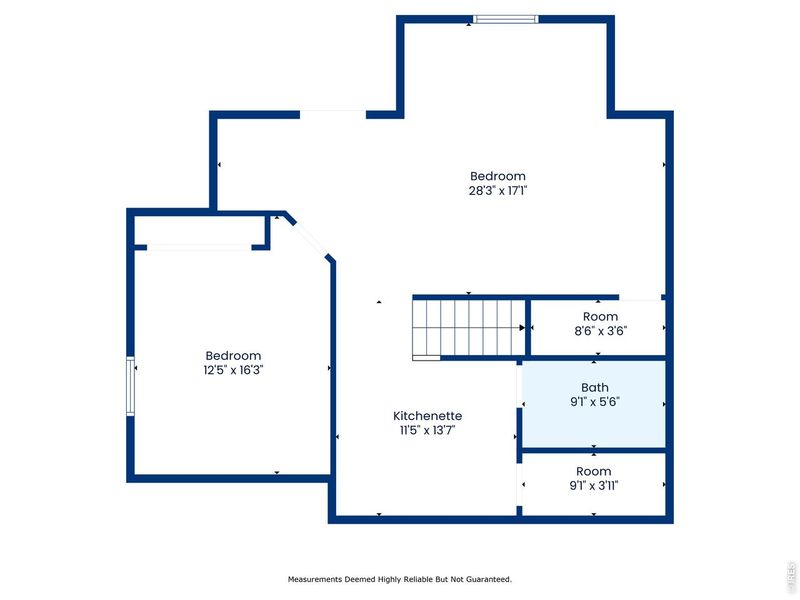 2D floor plan layout of this home in , Denver, CO (Image 7).