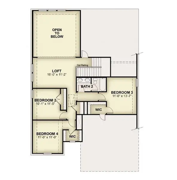 2D floor plan layout for the Freedom by Rockwell Homes in Creekside, Royse City, TX (Image 41). 2D floor plan layout for the Freedom by Rockwell Homes in Creekside, Royse City, TX (Image 41).