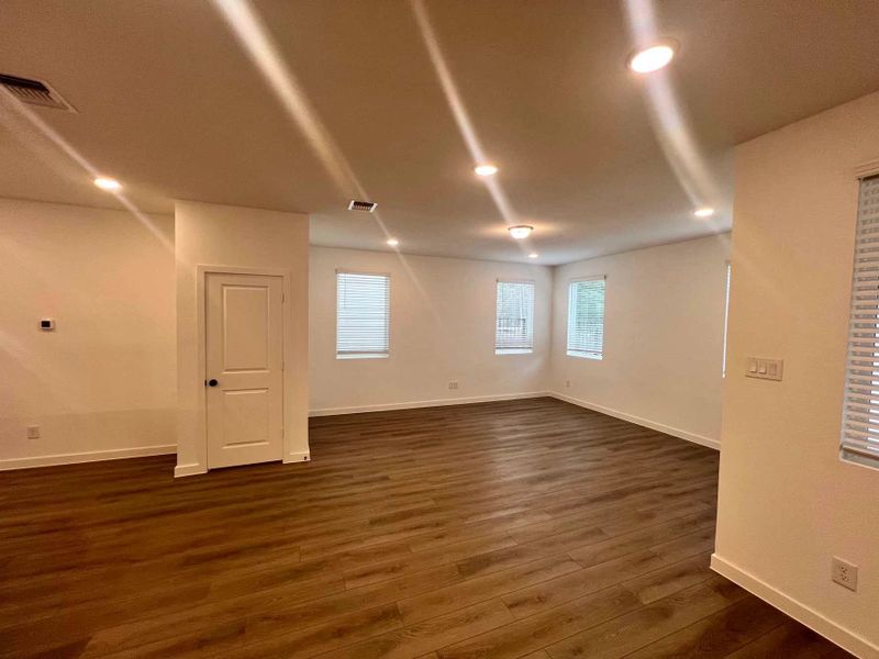 Family Room Construction Progress