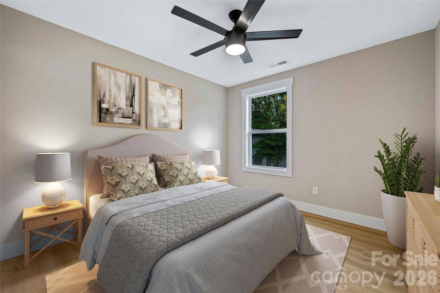 Furnished interior view inside a new home in , Asheville (Image 8).