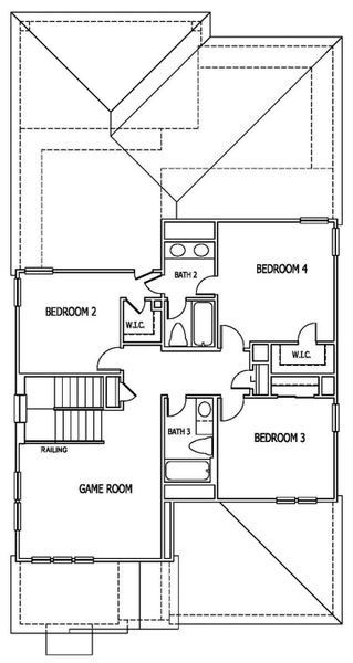 2D floor plan layout of this home in Santa Rita Ranch, Liberty Hill, TX (Image 3). 2D floor plan layout of this home in Santa Rita Ranch, Liberty Hill, TX (Image 3).