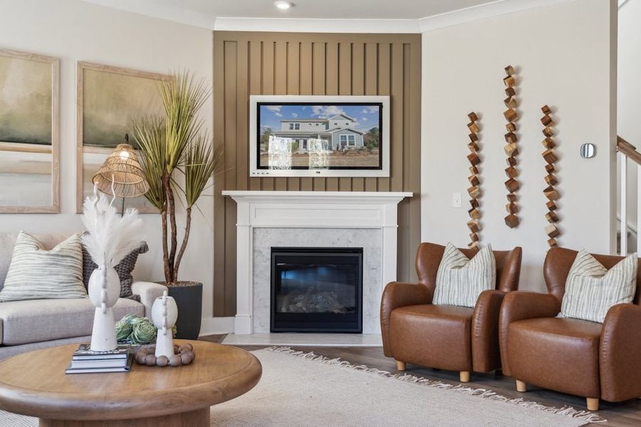 Furnished interior in a model home at Wynswept in Maiden (Image 16). Furnished interior in a model home at Wynswept in Maiden (Image 16).