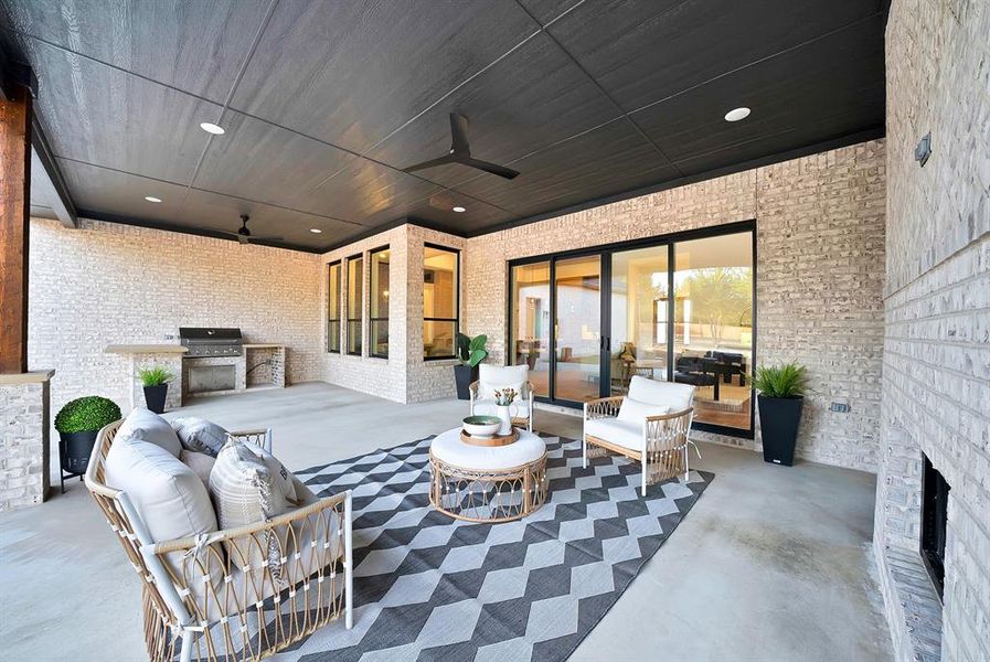 Exterior details and patio area of a home in , Waxahachie (Image 24). Exterior details and patio area of a home in , Waxahachie (Image 24).