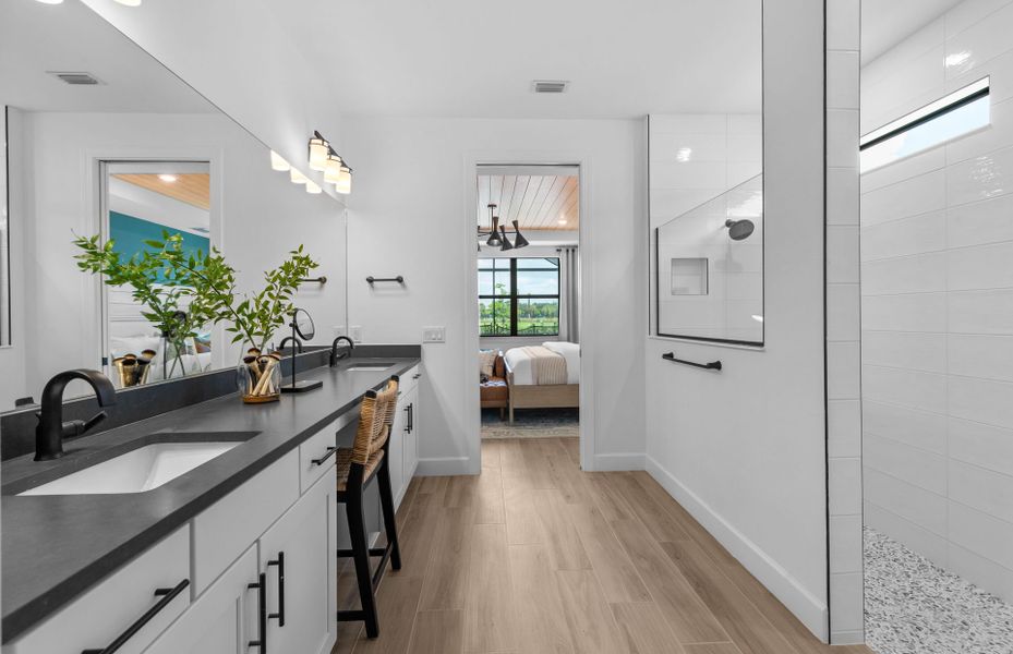 Furnished interior view inside a new home in Del Webb Naples, Immokalee (Image 7).