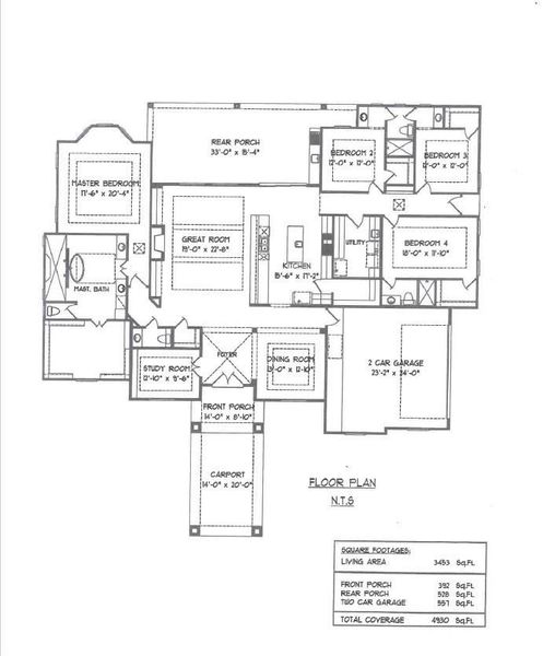 2D floor plan layout of this home in , Washington, TX (Image 4).