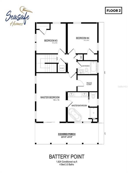 2D floor plan layout of this home in , Gulfport, FL (Image 4). 2D floor plan layout of this home in , Gulfport, FL (Image 4).