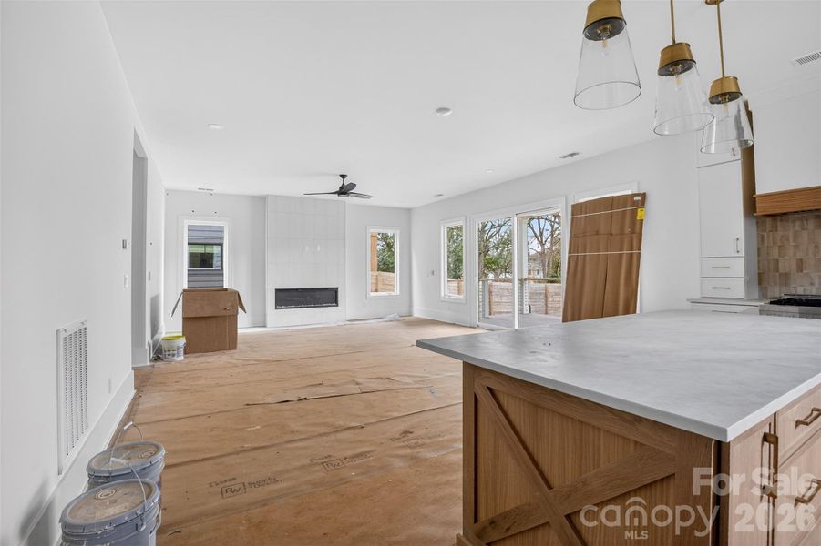 In-progress construction of a new home in , Charlotte, NC (Image 33).