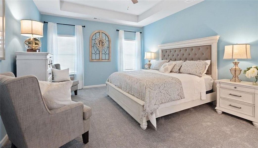 Furnished interior view inside a new home in Garrett Preserve, Douglasville (Image 12).