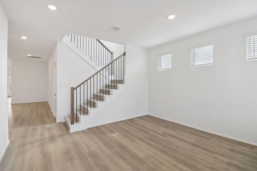 Spacious, unfurnished interior of a new home in Landing Meadows - Premier Series, New Caney (Image 22).