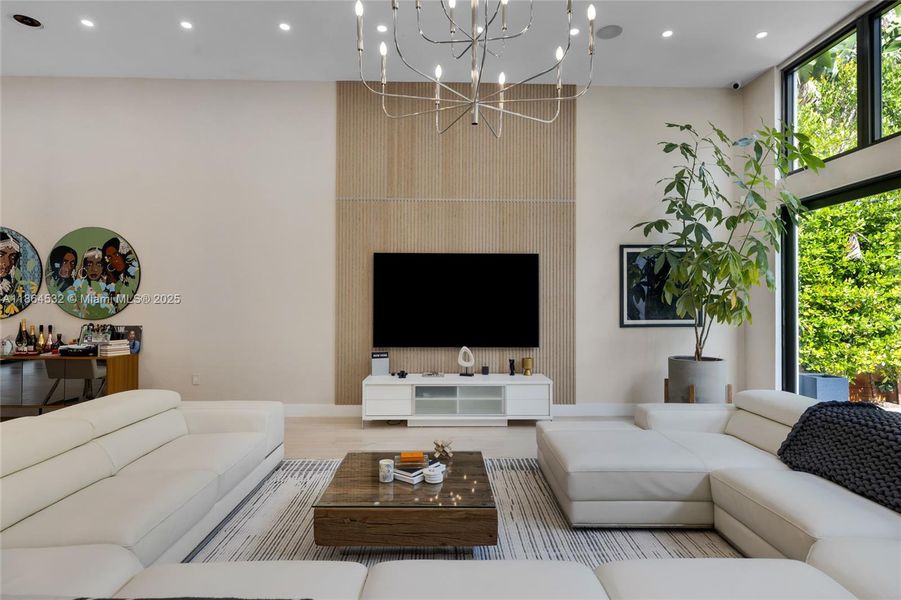 Furnished interior view inside a new home in , Miami (Image 30).