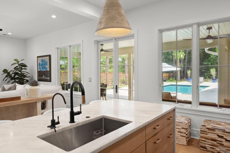 Furnished interior view inside a new home in , Johns Island (Image 79).
