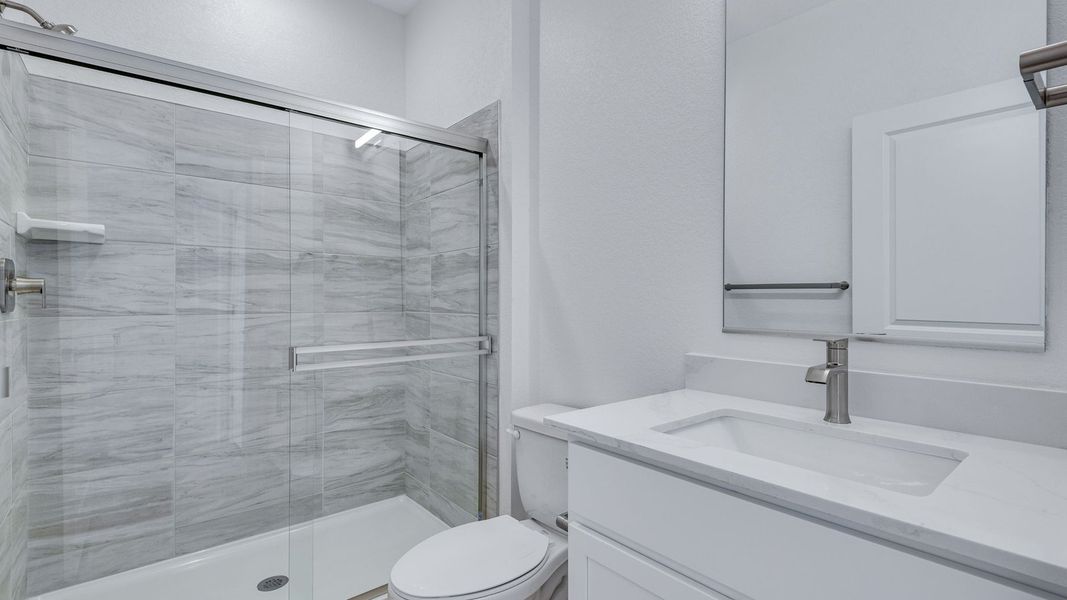 Furnished interior view inside a new home in Prairie Song, Windsor (Image 8).