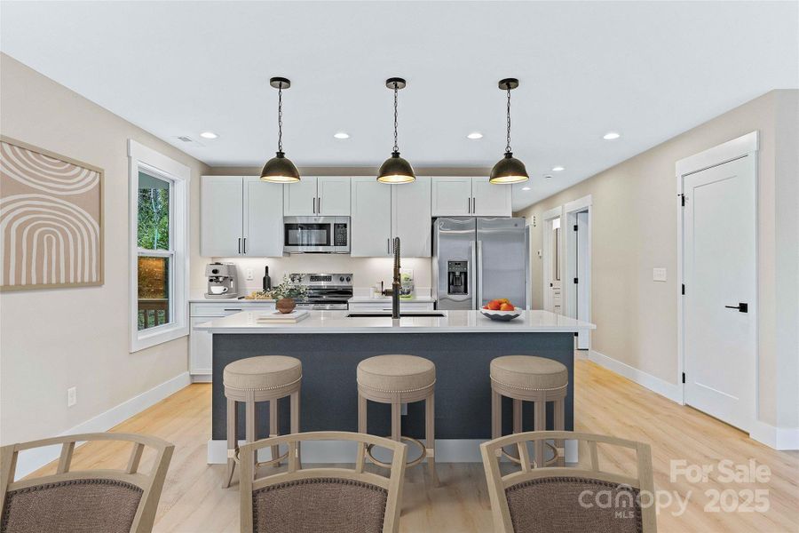 Furnished interior view inside a new home in , Marion (Image 36).