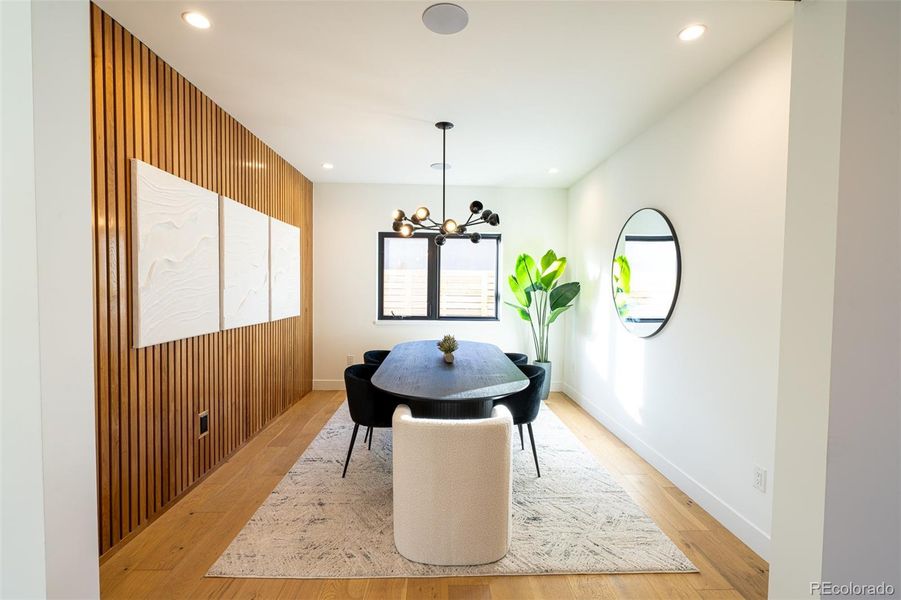 Formal dining area Formal dining area