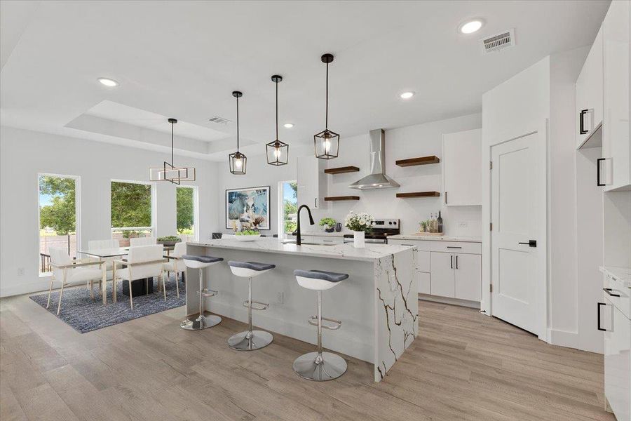 Kitchen - Virtual Staged Kitchen - Virtual Staged