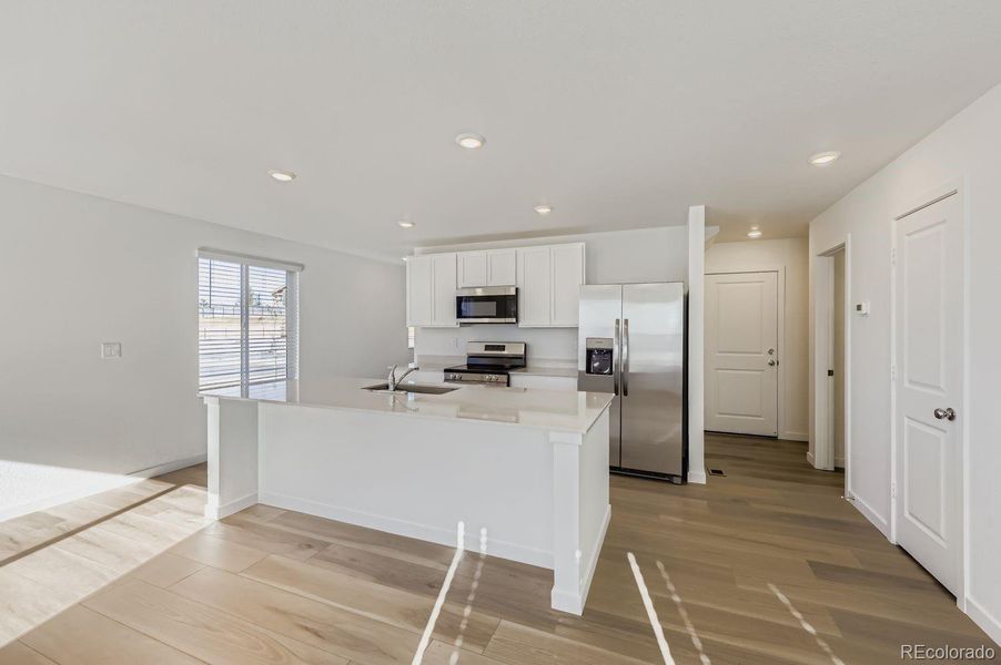 Furnished interior in a model home at Copper Chase: The Celestial Collection in Colorado Springs (Image 6).