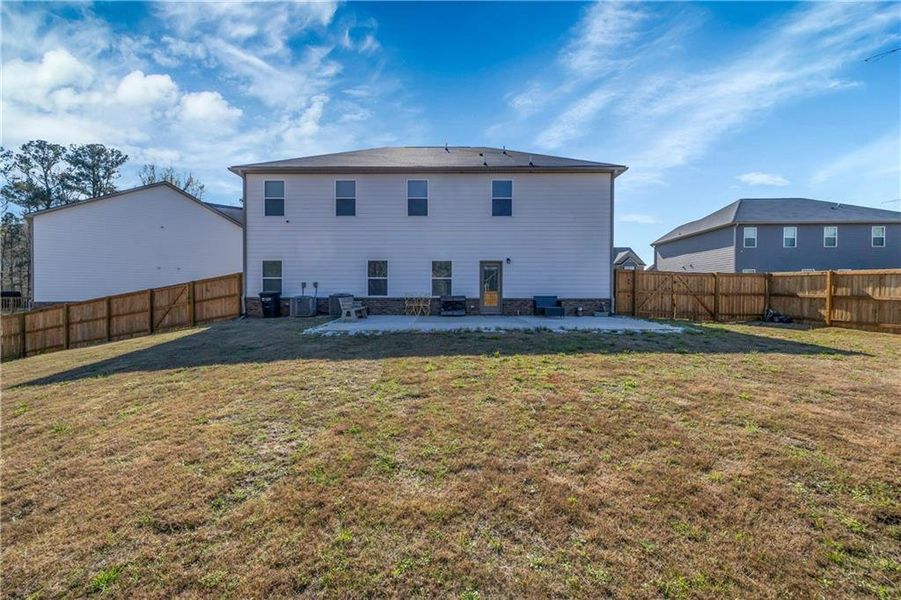 Exterior details and patio area of a home in , McDonough (Image 20). Exterior details and patio area of a home in , McDonough (Image 20).