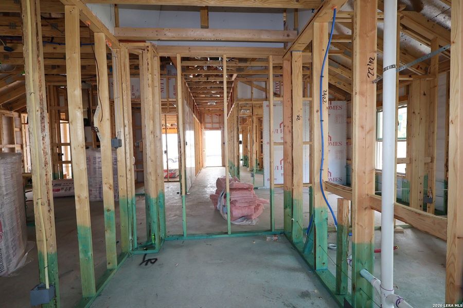In-progress construction of a new home in Verano Farms, Von Ormy, TX (Image 19).