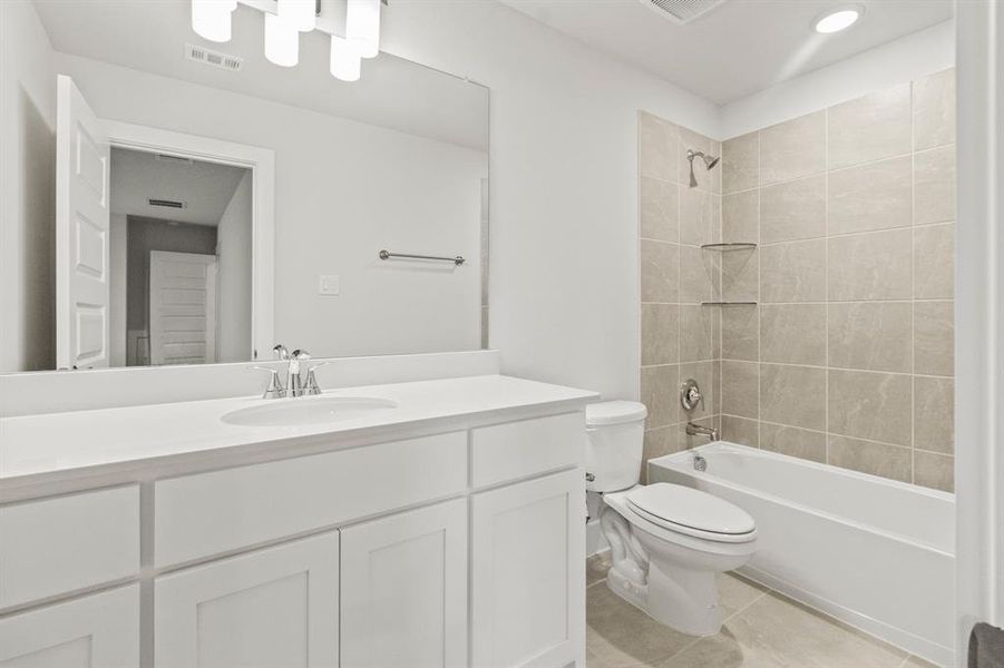 Furnished interior view inside a new home in Lyons Crest Estates, Garland (Image 8).