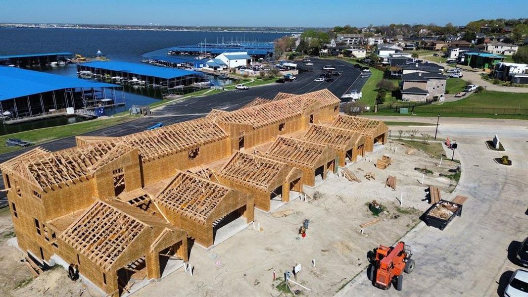 Subject property is the address on the far left of this cluster of 6 properties.