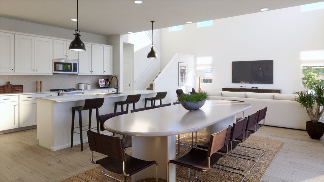 Furnished interior view inside a new home in The Estates Collection at Talon Pointe, Thornton (Image 9).