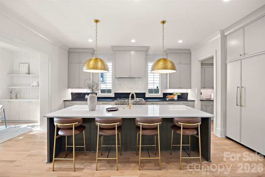 Furnished interior view inside a new home in , Charlotte (Image 12).