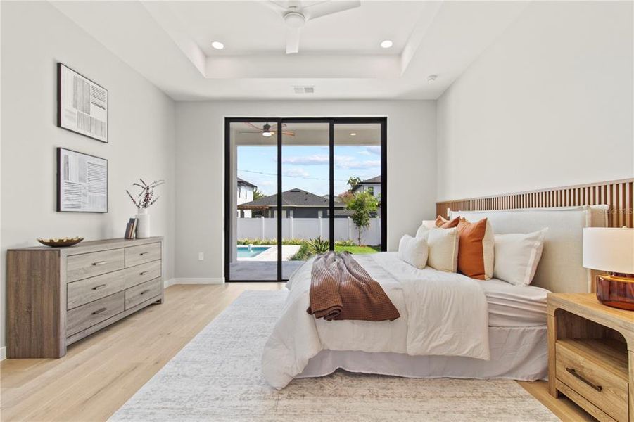 Furnished interior view inside a new home in , Orlando (Image 17).
