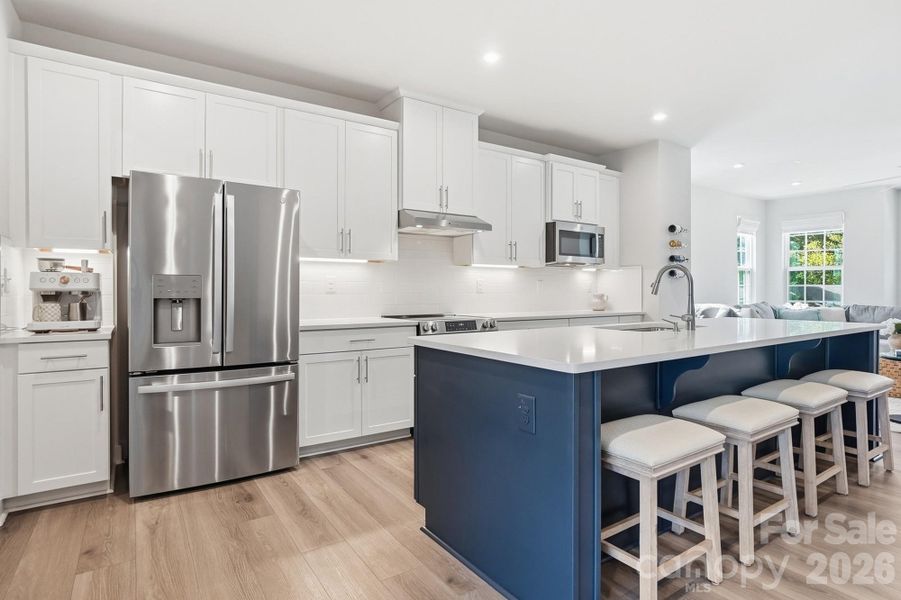 Furnished interior view inside a new home in Bailey Mills, Matthews (Image 4).