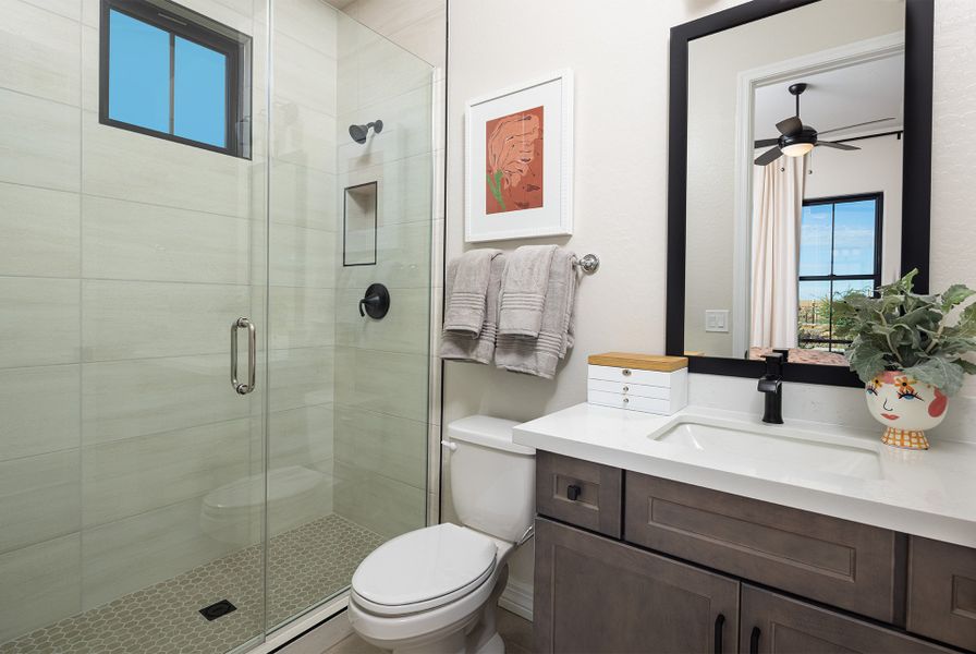 Representative furnished interior of a home built from the Heron by Taylor Morrison in Verdin Odyssey Collection, Phoenix (Image 16).