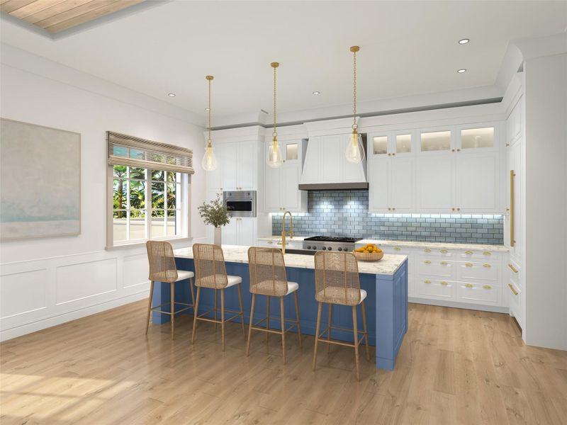 Furnished interior view inside a new home in , Delray Beach (Image 4).