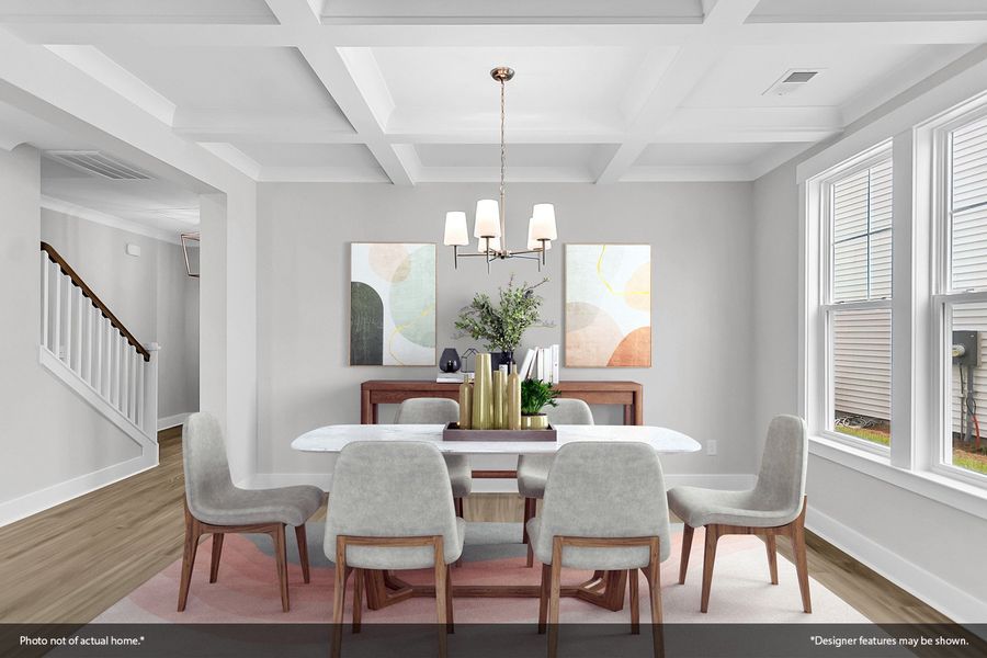 Furnished interior view inside a new home in Hendrix Farms, Lexington (Image 6). Furnished interior view inside a new home in Hendrix Farms, Lexington (Image 6).