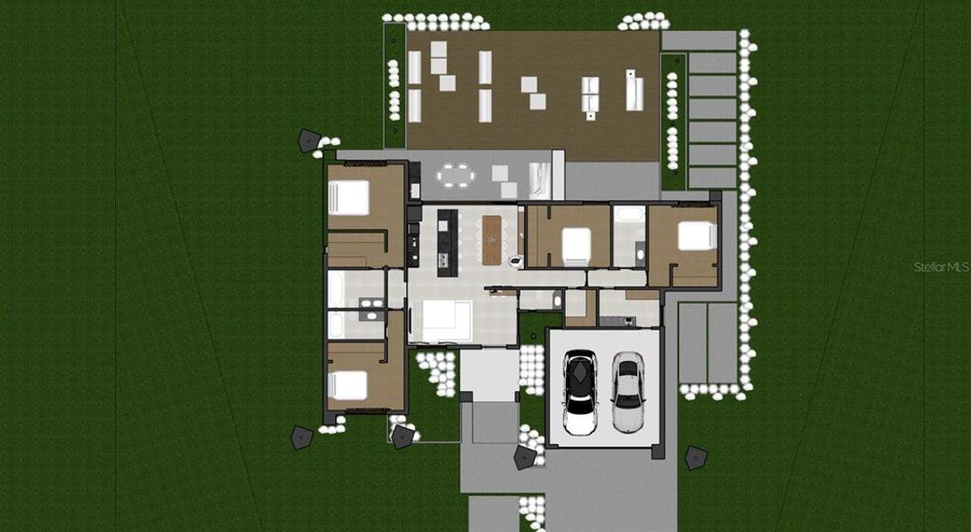 2D floor plan layout of this home in , Sebring, FL (Image 3).