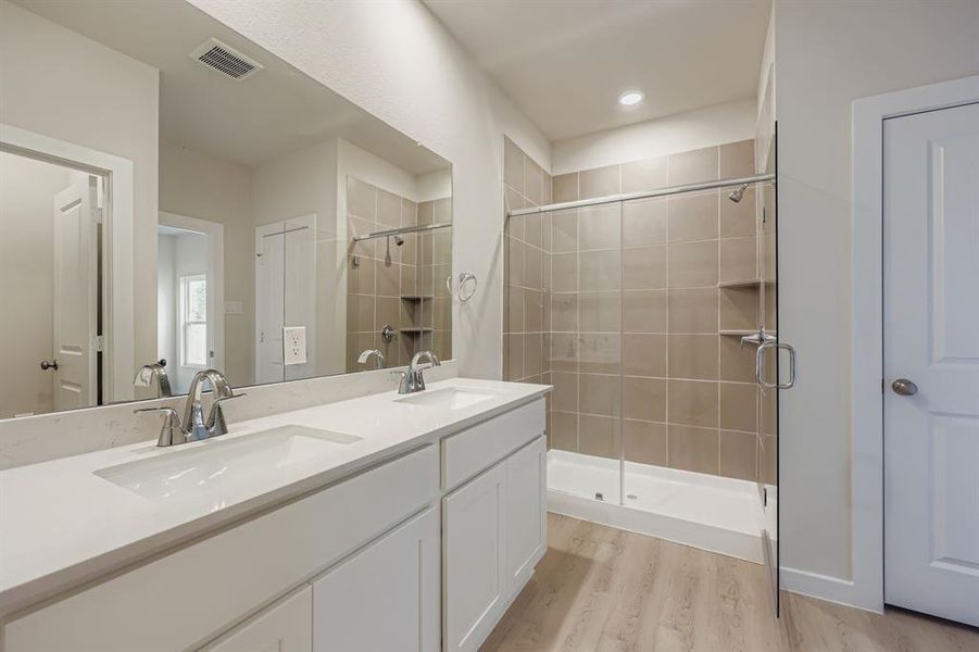 Furnished interior view inside a new home in Miraverde South, Crowley (Image 5). Furnished interior view inside a new home in Miraverde South, Crowley (Image 5).