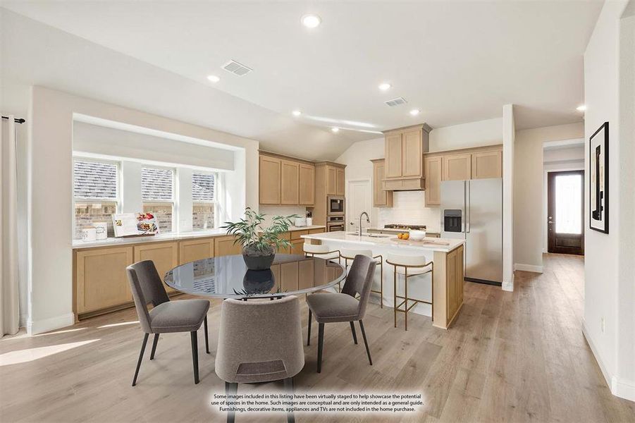 Furnished interior view inside a new home in Sunset Ridge, Alvarado (Image 8).