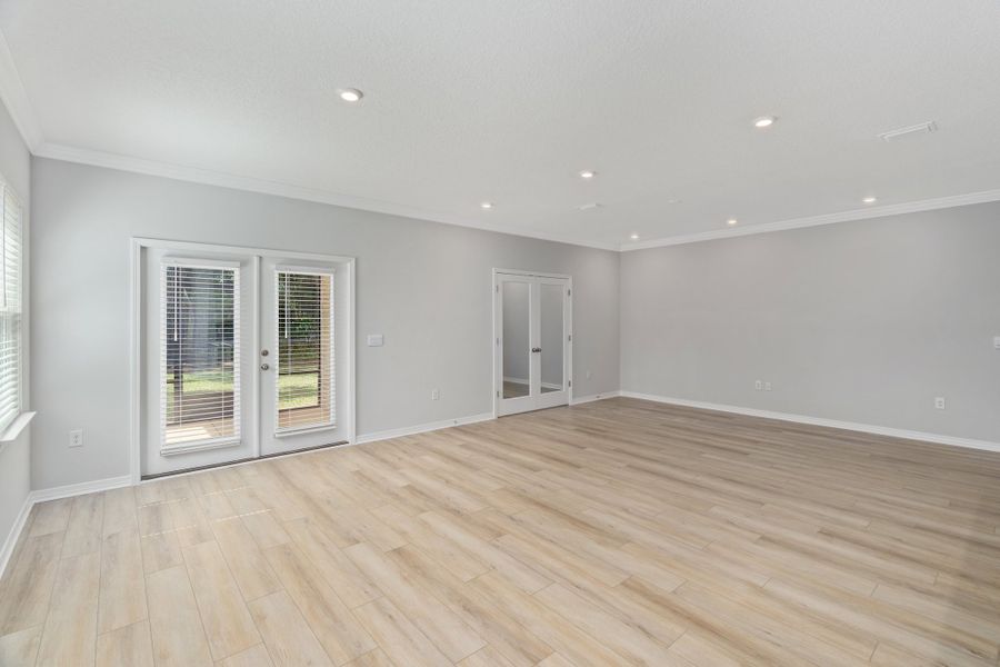 Representative unfurnished interior of a home built from the Drexel by Maronda Homes in Applewood Reserve, Lakeland (Image 56).