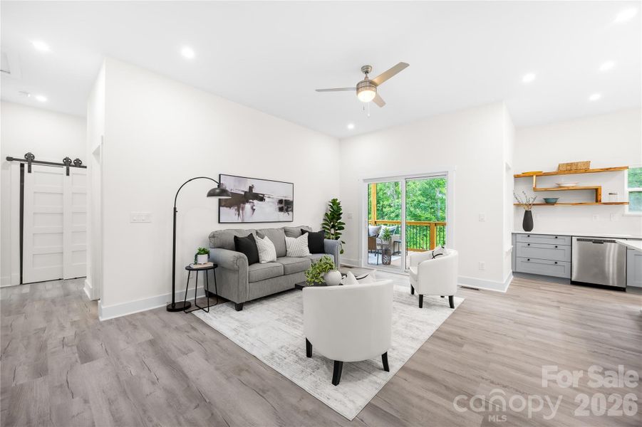 Furnished interior view inside a new home in , Bessemer City (Image 17).