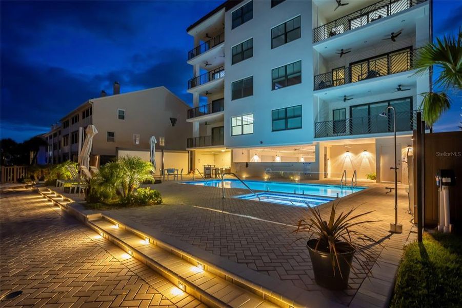 Front exterior of a new home in , Tierra Verde, FL, highlighting curb appeal (Image 25). Front exterior of a new home in , Tierra Verde, FL, highlighting curb appeal (Image 25).