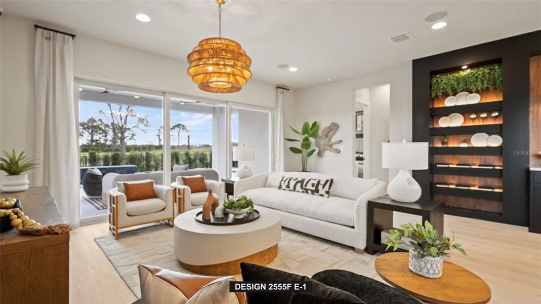 Furnished interior view inside a new home in Sanctuary at Seaire, Parrish (Image 12). Furnished interior view inside a new home in Sanctuary at Seaire, Parrish (Image 12).