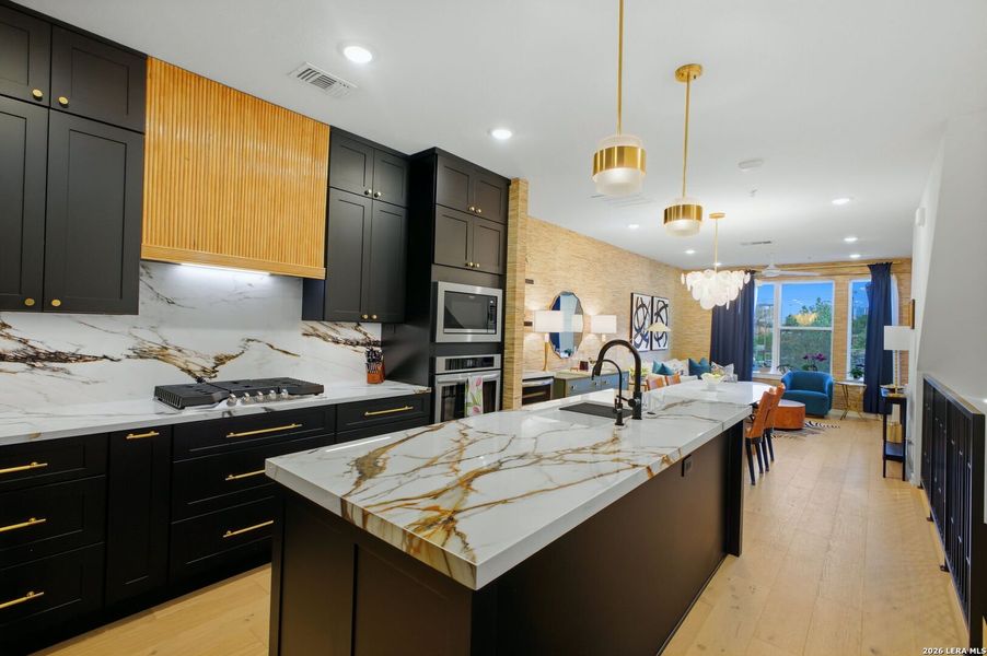 Furnished interior view inside a new home in Grayson House, San Antonio (Image 17). Furnished interior view inside a new home in Grayson House, San Antonio (Image 17).